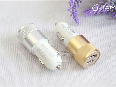 Bộ chia tẩu sạc ô tô đầu điếu thuốc ra 2 cổng USB nhỏ gọn PKDDGD-BCH.TS-01